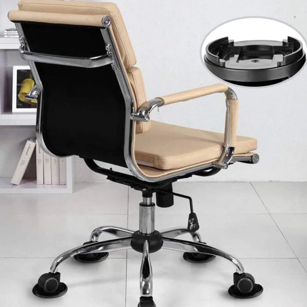 4Pcs Plastic Chair Leg Covers Furniture Feet Pads Floor Protector Caps for Hardwood Tile Vinyl Floors Reusable Chair Leg