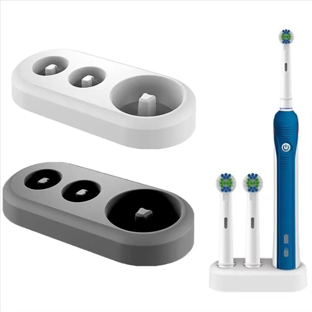 Supporto Durevole per Spazzolino Elettrico, Base di Ricambio in Plastica Facile da Usare, Organizzatore Salvaspazio per Spazzolini Oral B