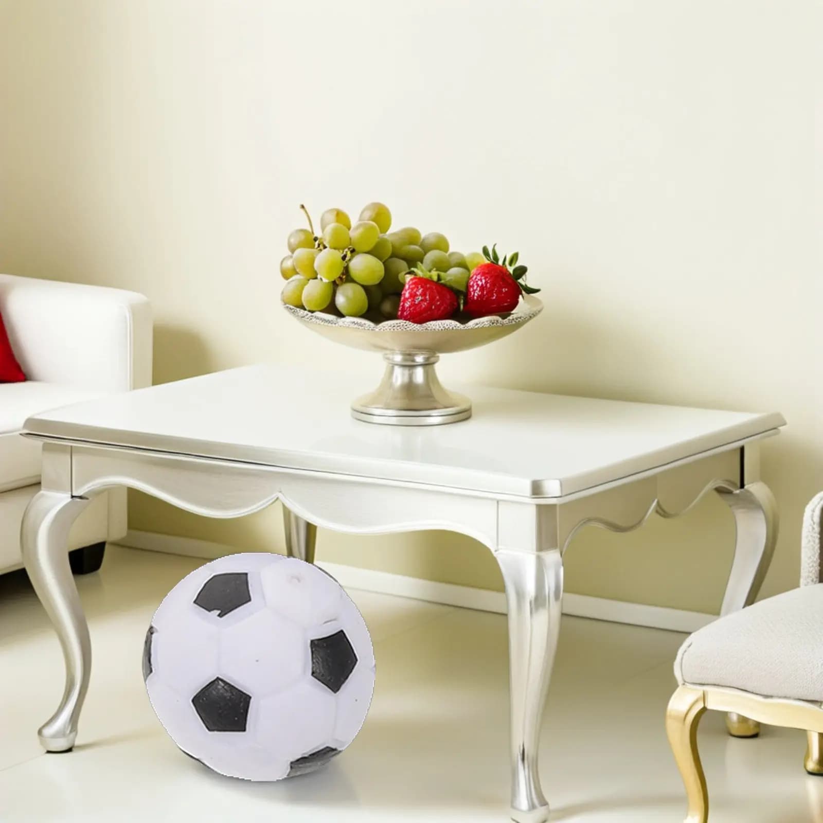 1 set di articoli sportivi in miniatura, realistici, per basket, calcio, corda per saltare, per giocare all'interno e all'esterno, compatibili con Bjd