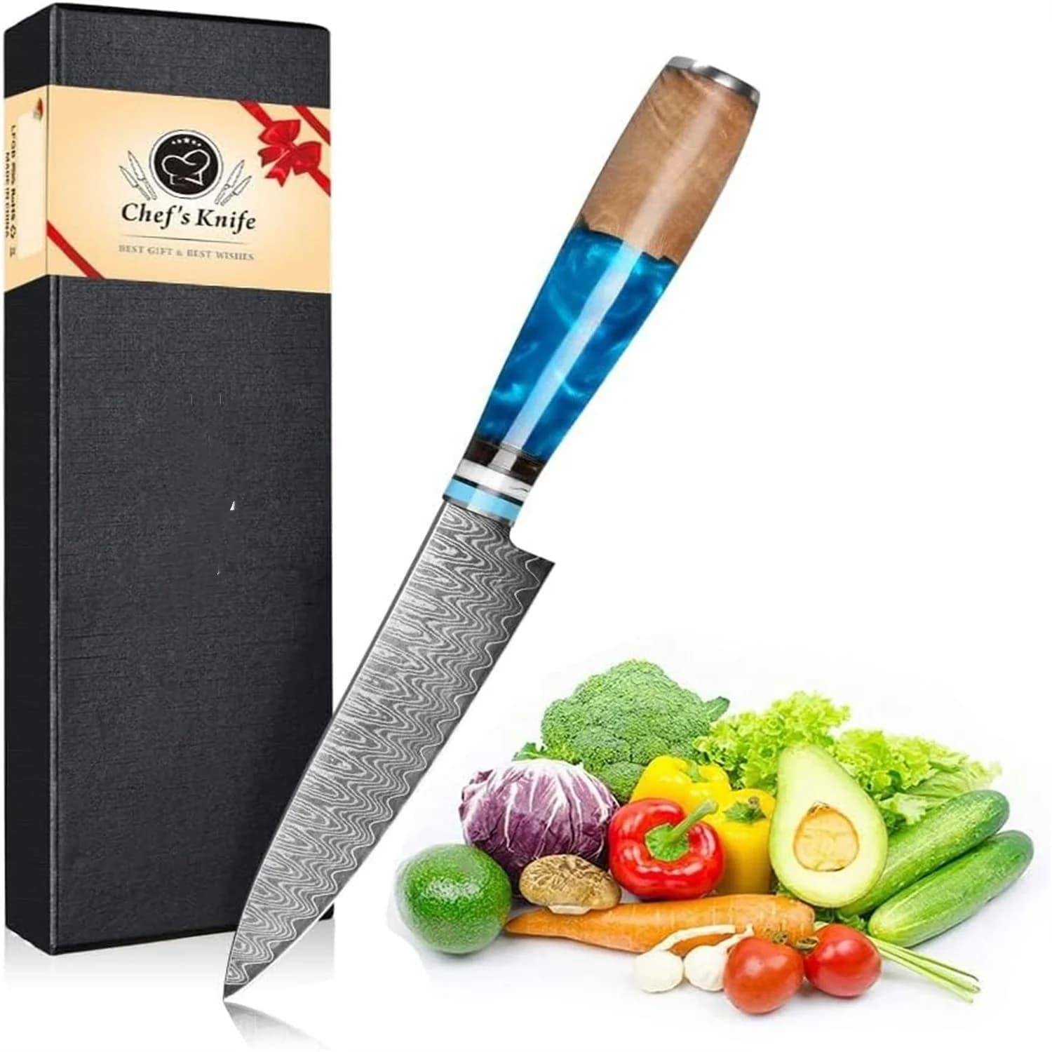 Damascus steel fruit and vegetable multipurpose knife Professional knife 4.96 inch 67 layers Vg10 Japanese steel kitchen accessories