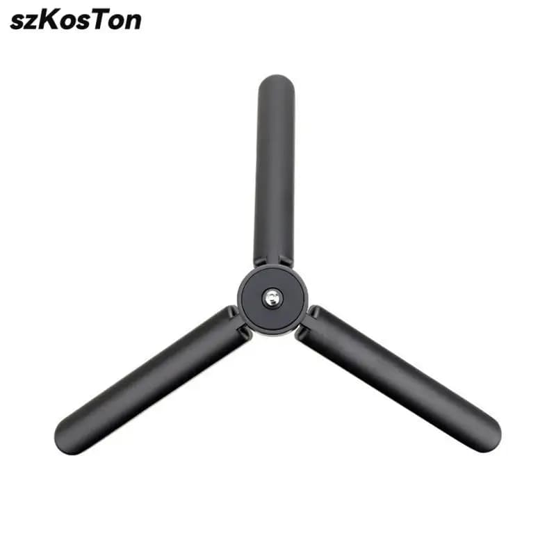 Mini metal tripod with 1/4 inch screw for DJI Zhiyun Feiyu Gimbal Grip Handle DSLR Camera Portable Tabletop Monopod