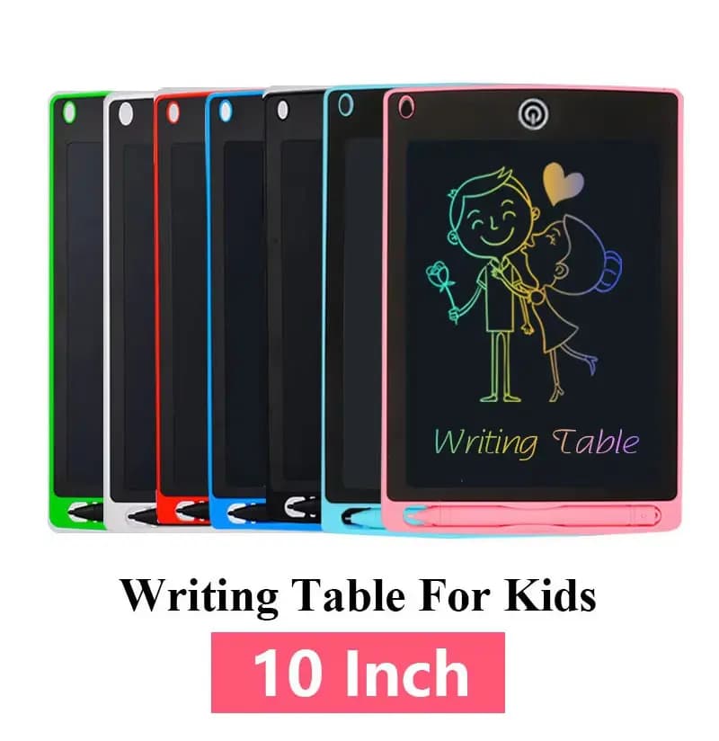 Tavoletta LCD da 10 pollici per bambini, lavagna per disegnare, blocco per schizzi elettronico, blocco per scrivere, lavagna LCD per disegnare