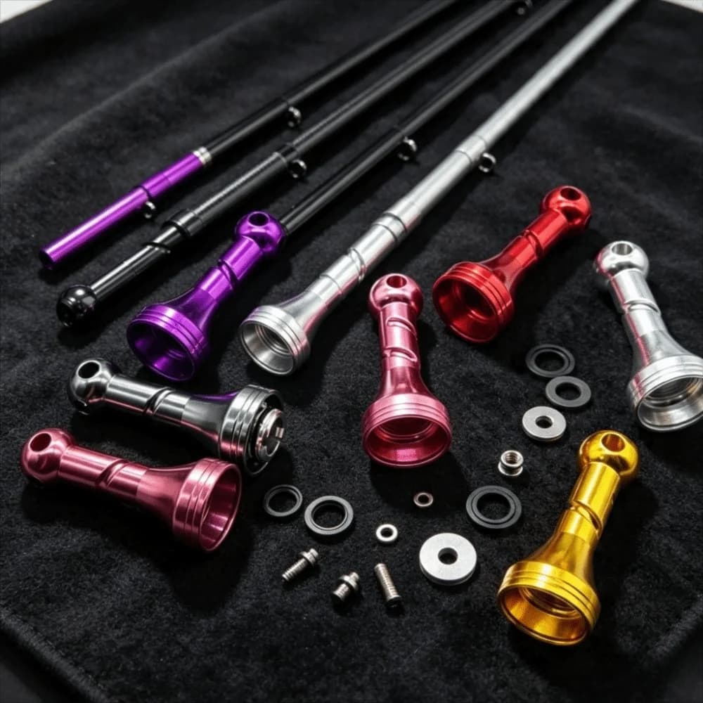 Aluminium Alloy Fishing Reel Stabilizer Screw-in Type Adjustment Spacers Fishing Reel Balancing Rod Balancing Rod Lightweight