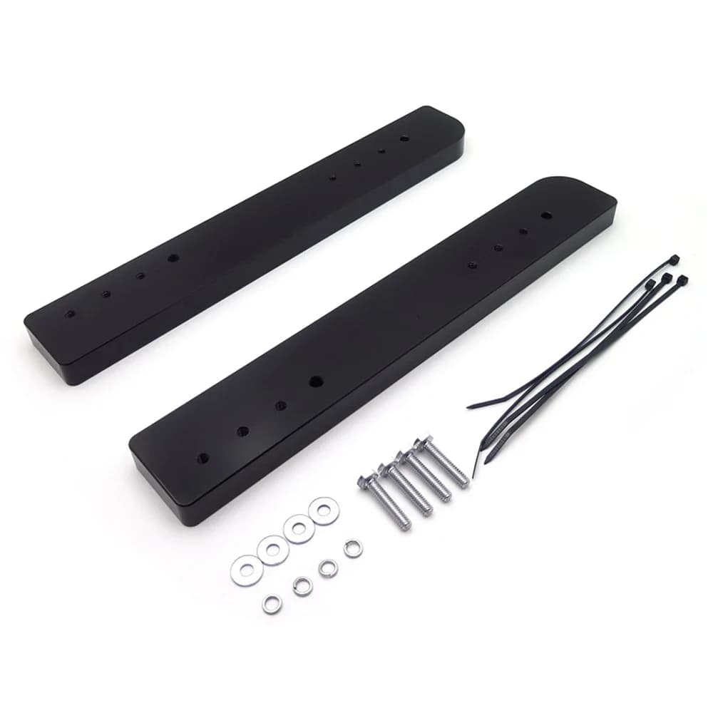 Kit di relocalizzazione bagagli per bagagliaio Tour-Pak regolabile Supporto per piastra di estensione per Harley Road Kings, Street Glides, Trikes 2014-2019