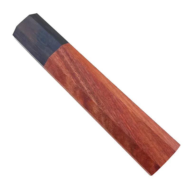 Durevole manico per coltello da cuoco in legno ottagonale stile giapponese Sashimi Sushi Damasco Santoku manico per coltello da cucina fai da te Sostituisci la parte