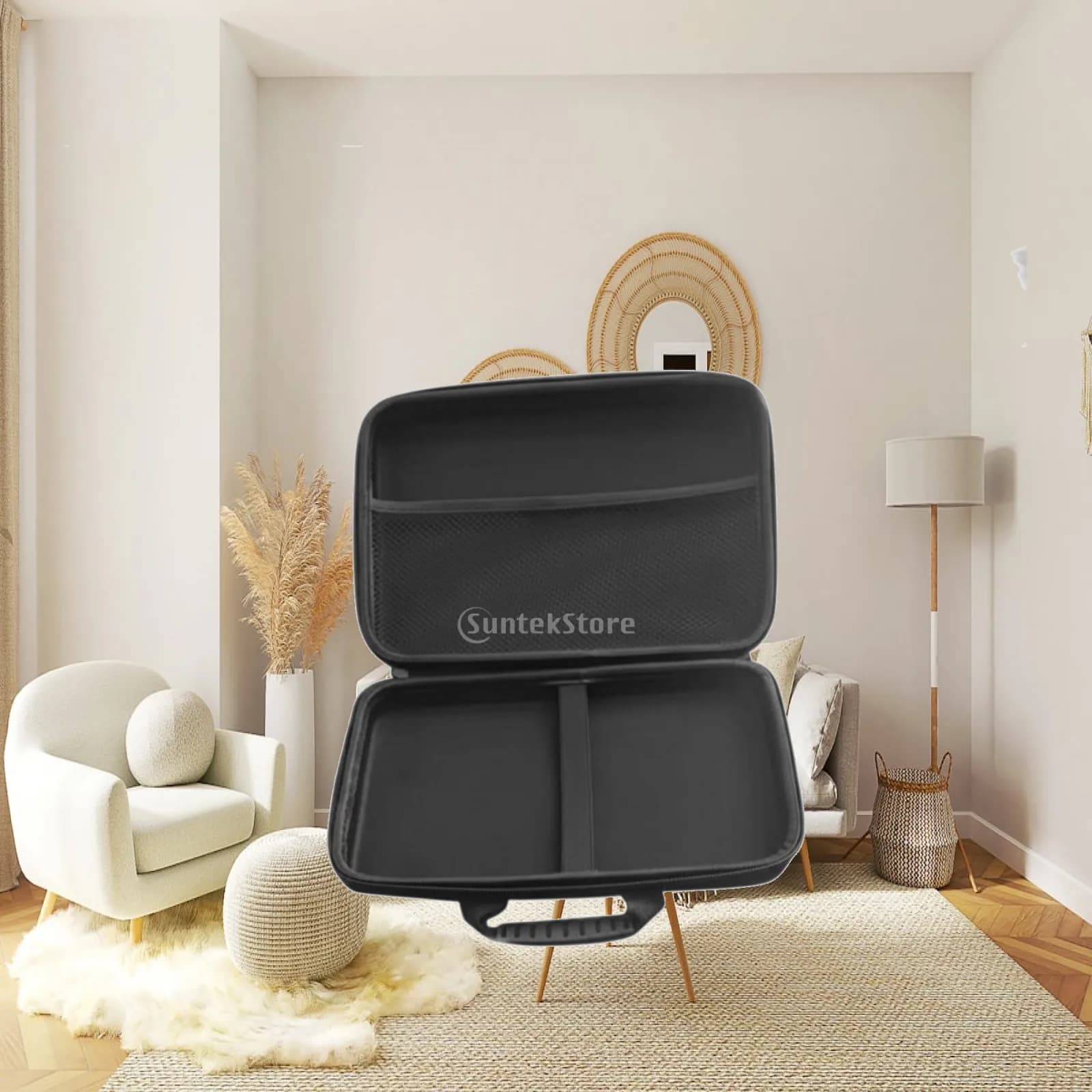 Paddle Protective Case EVA Compartment Racket Bag Sports Tennis Table Storage Box for Ping Pong Training and Travel