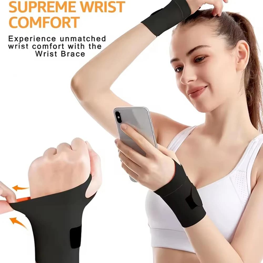 1 Pezzo Fascia Elastica da Polso Anti-Disarticolazione con Supporto Regolabile, Protezione Traspirante per Tendini a Compressione Elastica