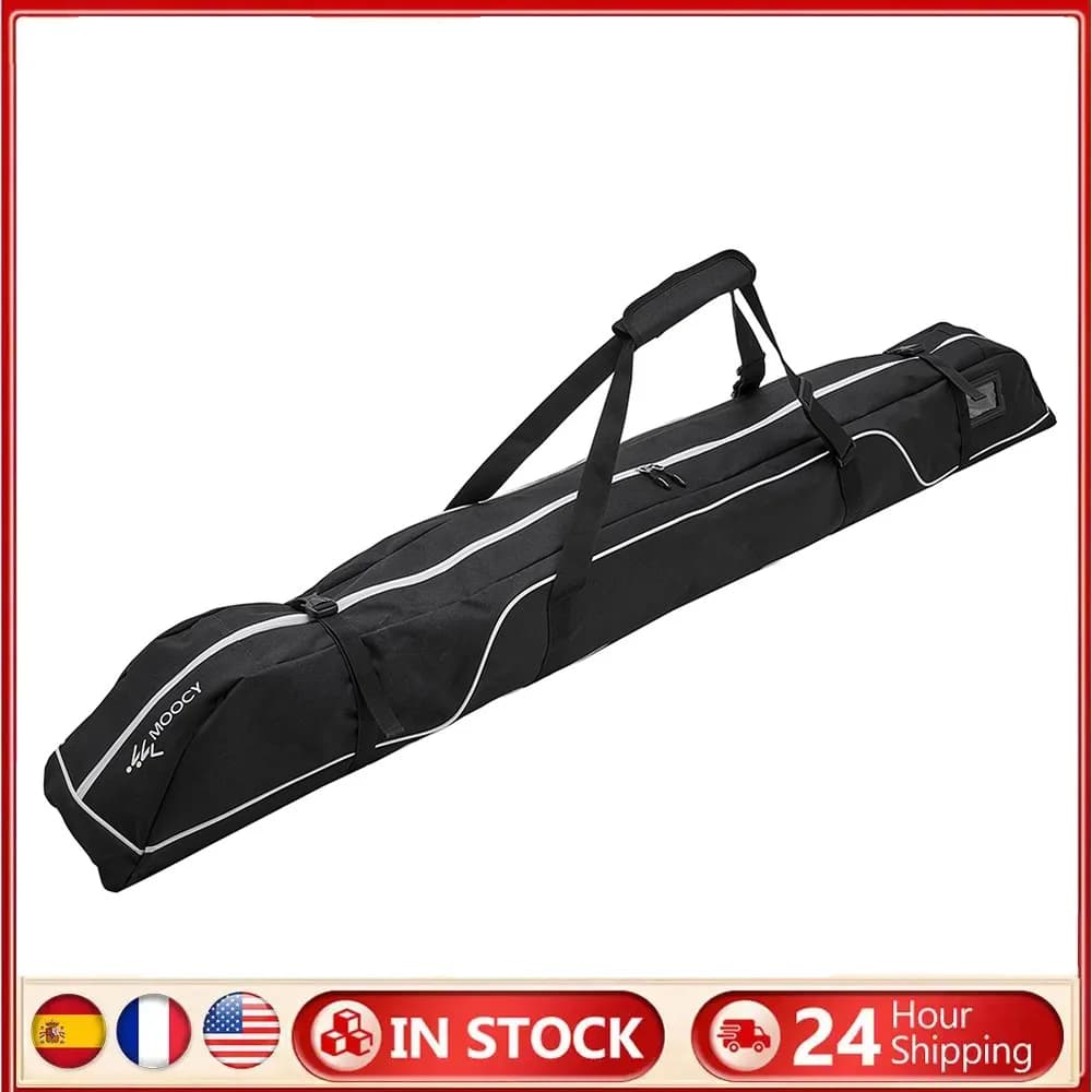 Borsa da campeggio per sci all'aperto Attrezzatura da sci e snowboard regolabile Borsa da viaggio Maniglia impermeabile per guanti da snowboard
