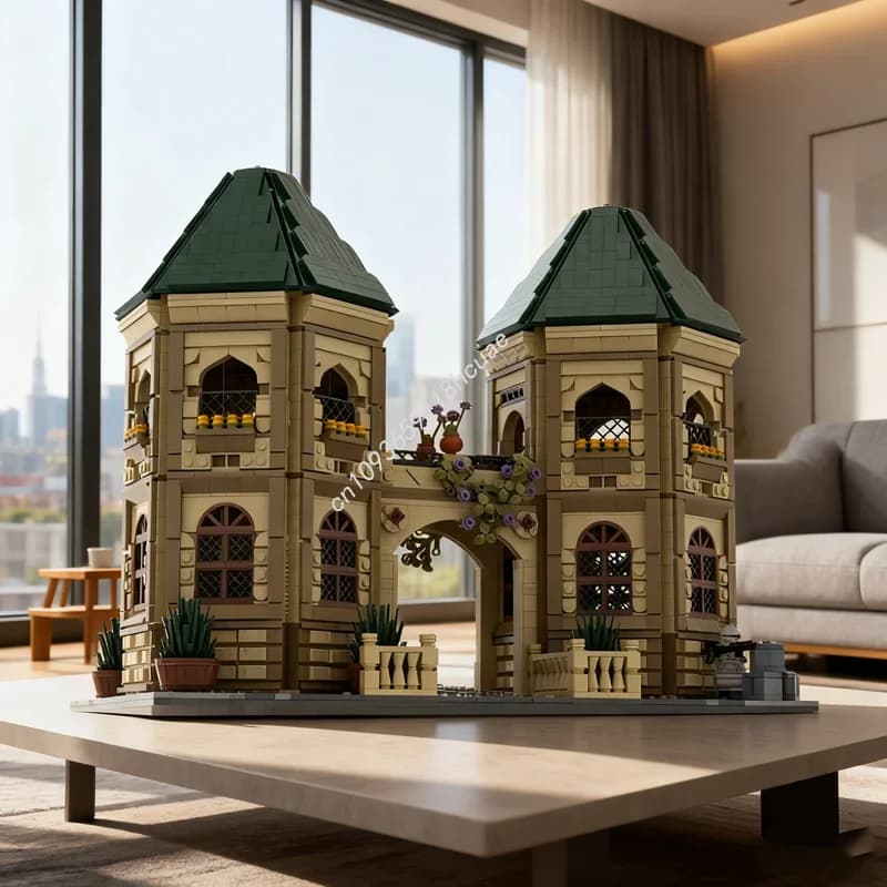 3531 pz MOC SW Theed House 3 Star Battle Model Costruzioni Giocattolo DIY Creativo Regalo di Natale Educativo Mattoncini