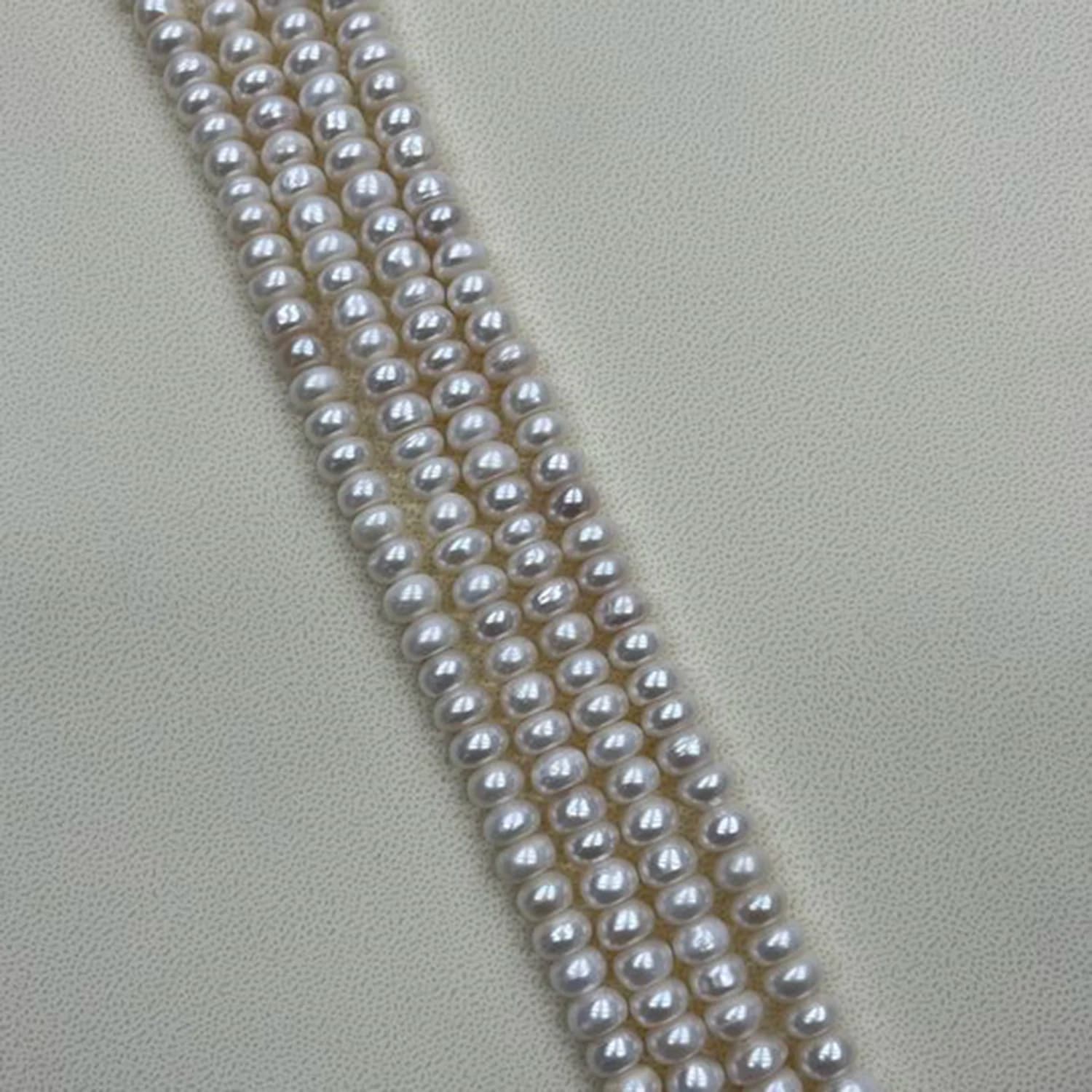 Collana con perle naturali d'acqua dolce grandi, rotonde, ovali, piatte, da 8-9 mm, a croce, barocche, materiali fai da te, accessori, gioielli all'ingrosso, regalo