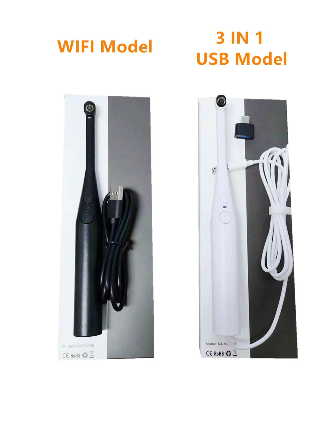 Telecamera endoscopio USB/WIFI 720P 2MP 3 in 1 con 8 LED per PC portatile iOS Android Smarphone IP67 impermeabile