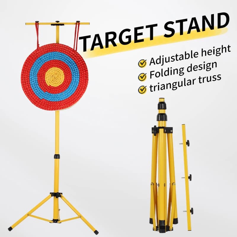 Archery Target Rack Stainless Steel Rack Composite Recursive Bow Hunting Foldable Door Ladder Outdoor Shooting Game Rack