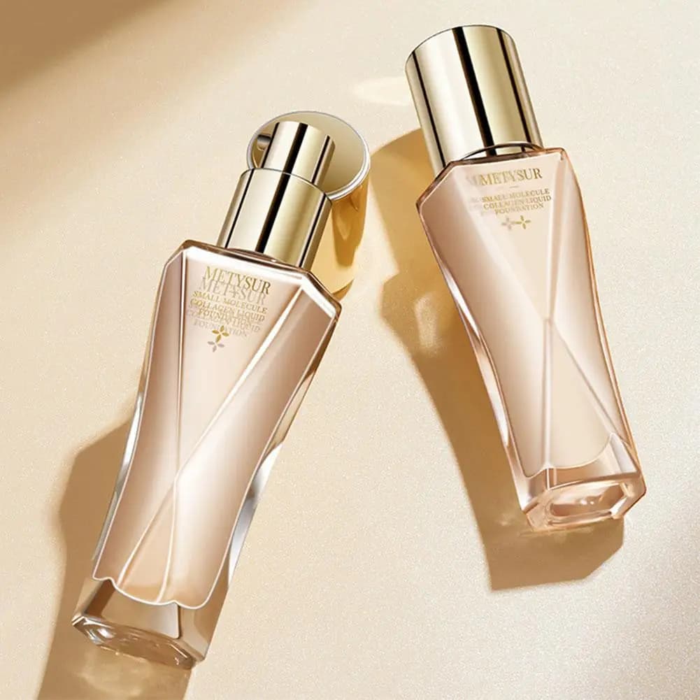 Metysur Pearl Collagen Small Hyaluronic Acid Molecular Control Oil Resistant Waterproof 24 hour long makeup on 24 30g