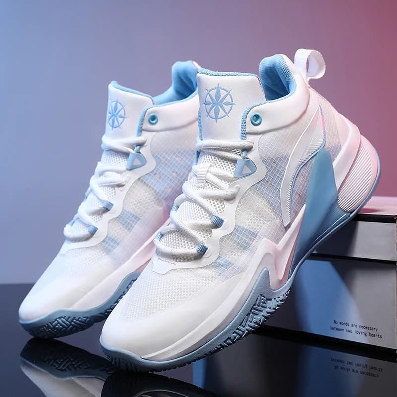 Men Basketball Shoes Breathable Outdoor Mesh Casual Sports Walking Shoes 2026 New Anti Slip Rebound Flat Sneakers Boots for Men