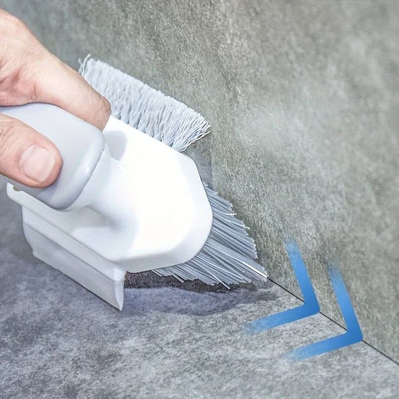 1 spazzola per WC e spazzola per angoli per pulire senza sforzo il tuo bagno