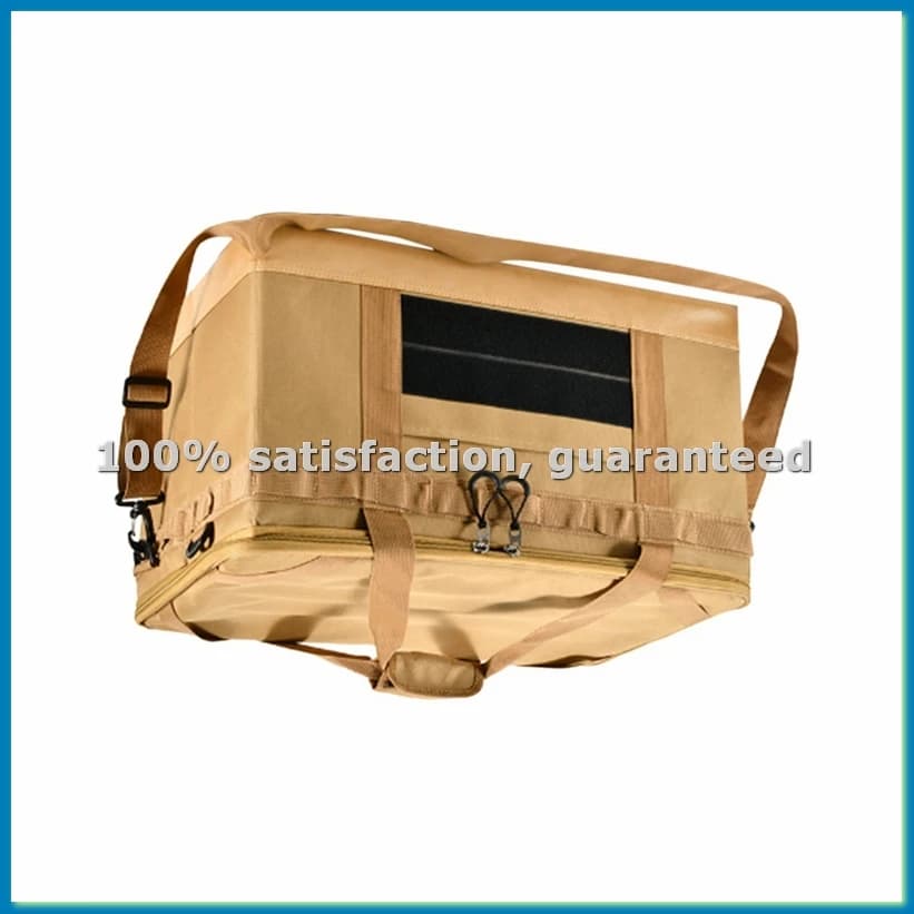 Large camping bag with zipper, shockproof, for stove and pots, multifunctional bag for camping accessories, organizer for storing objects -ABLL
