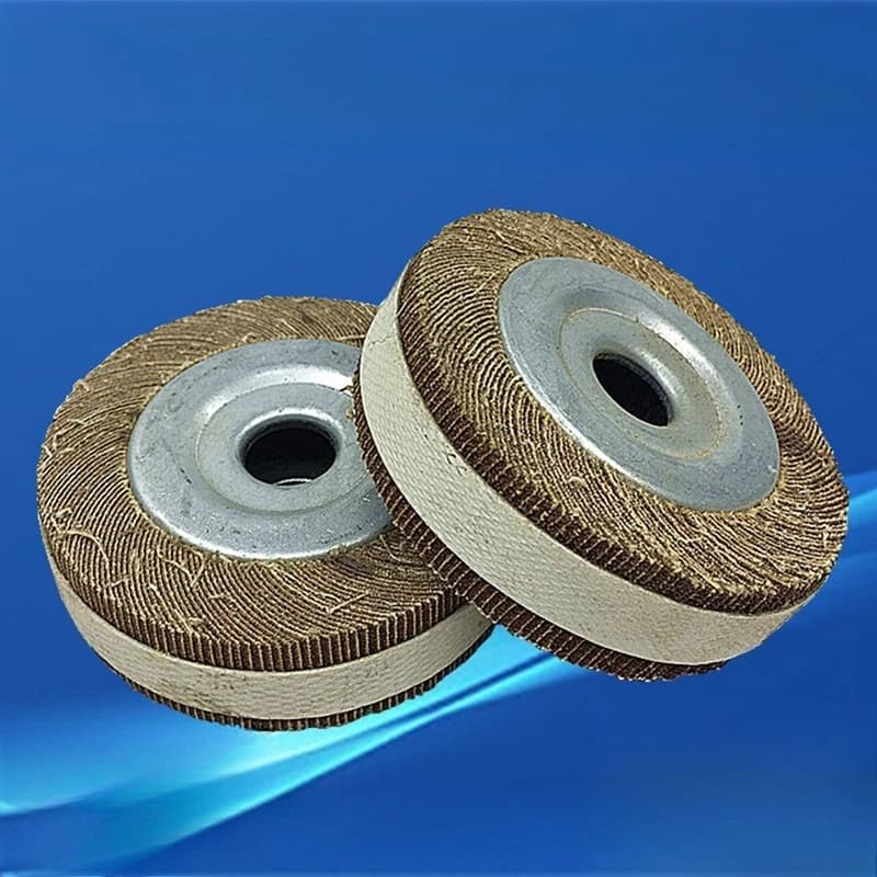 Abrasive Flap Grinding Wheel Sanding Cloth Mop Wheel Metal Wood Polishing Grinding