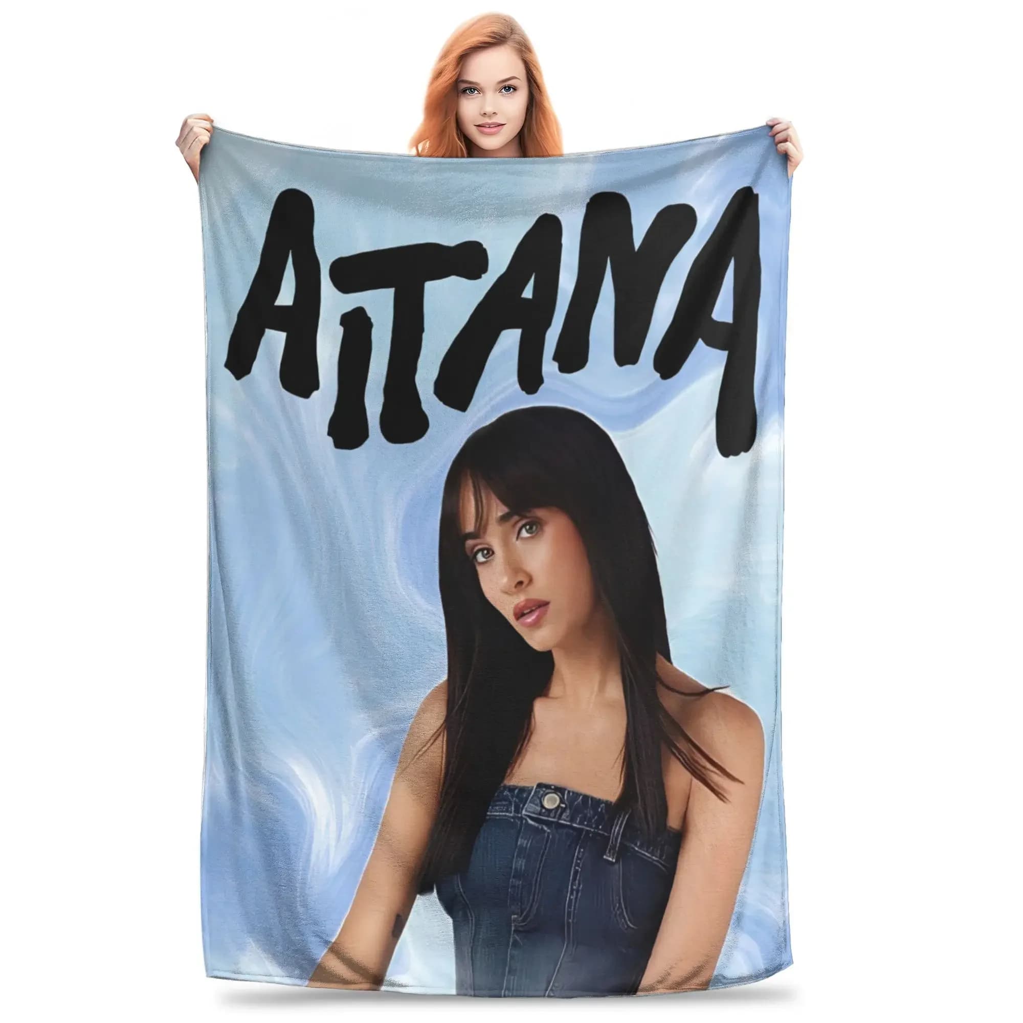Coperte in flanella Aitanaed Singer, coperte per letto e divano, morbido trapuntino per camera da letto