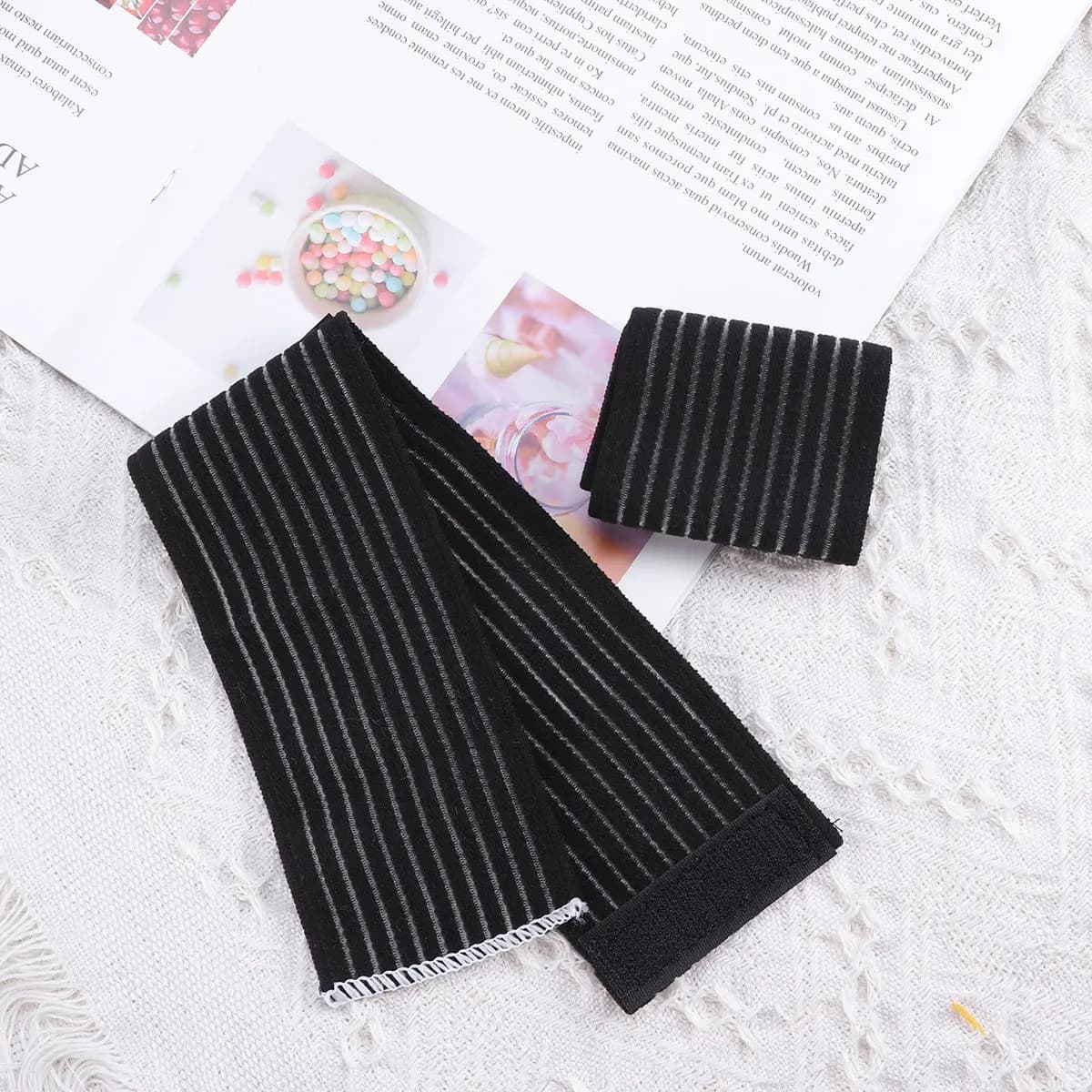 1Pair Nylon Wrist Protector for Basketball Volleyball Sports Adjustable Elastic Forearm Support Carpal Tunnel Tendonitis Relief