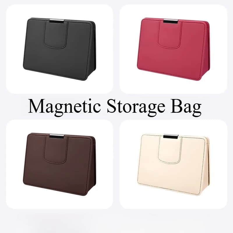Per il co-pilota Scatola portaoggetti per auto Scatola portaoggetti per chiavi Borsa portaoggetti magnetica multifunzionale per appendere la prima fila