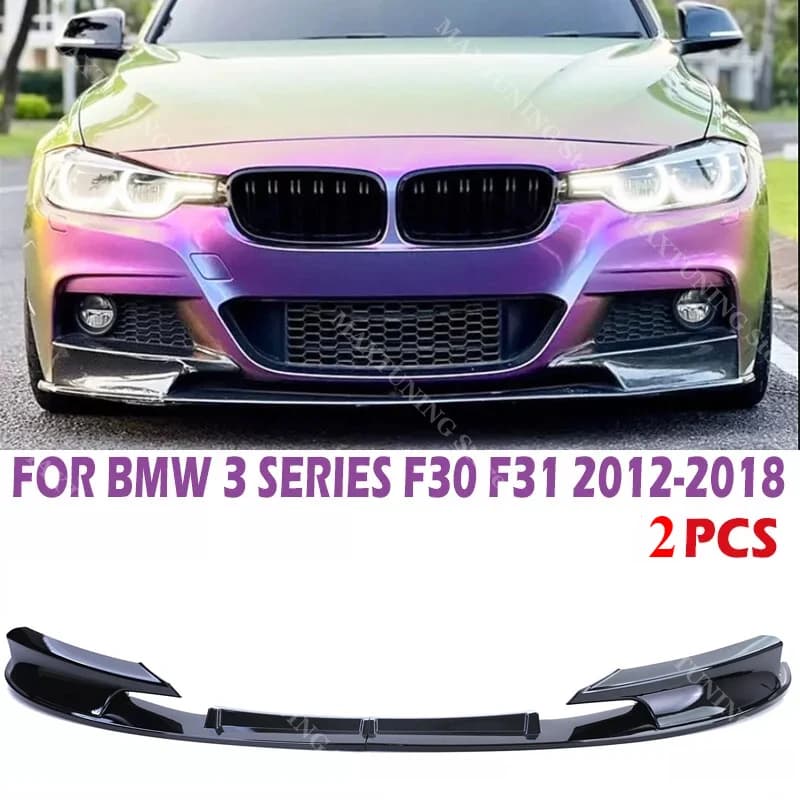 Parti Aero per BMW Serie 3 F30 F31 320i 330i 335i 340i M Sport 2012-2018 Paraurti anteriore Lip Spoiler Splitter Diffusore BodyKit ABS
