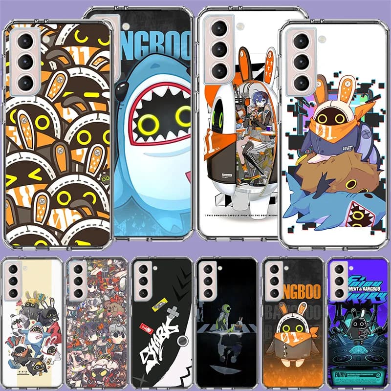 Zenless Zone Zero ZZZ Bangboo Phone Case For Samsung S24 FE Galaxy S22 S25 Ultra S25 Edge S21 S23 FE S20 S10 Plus Cover Shell Co