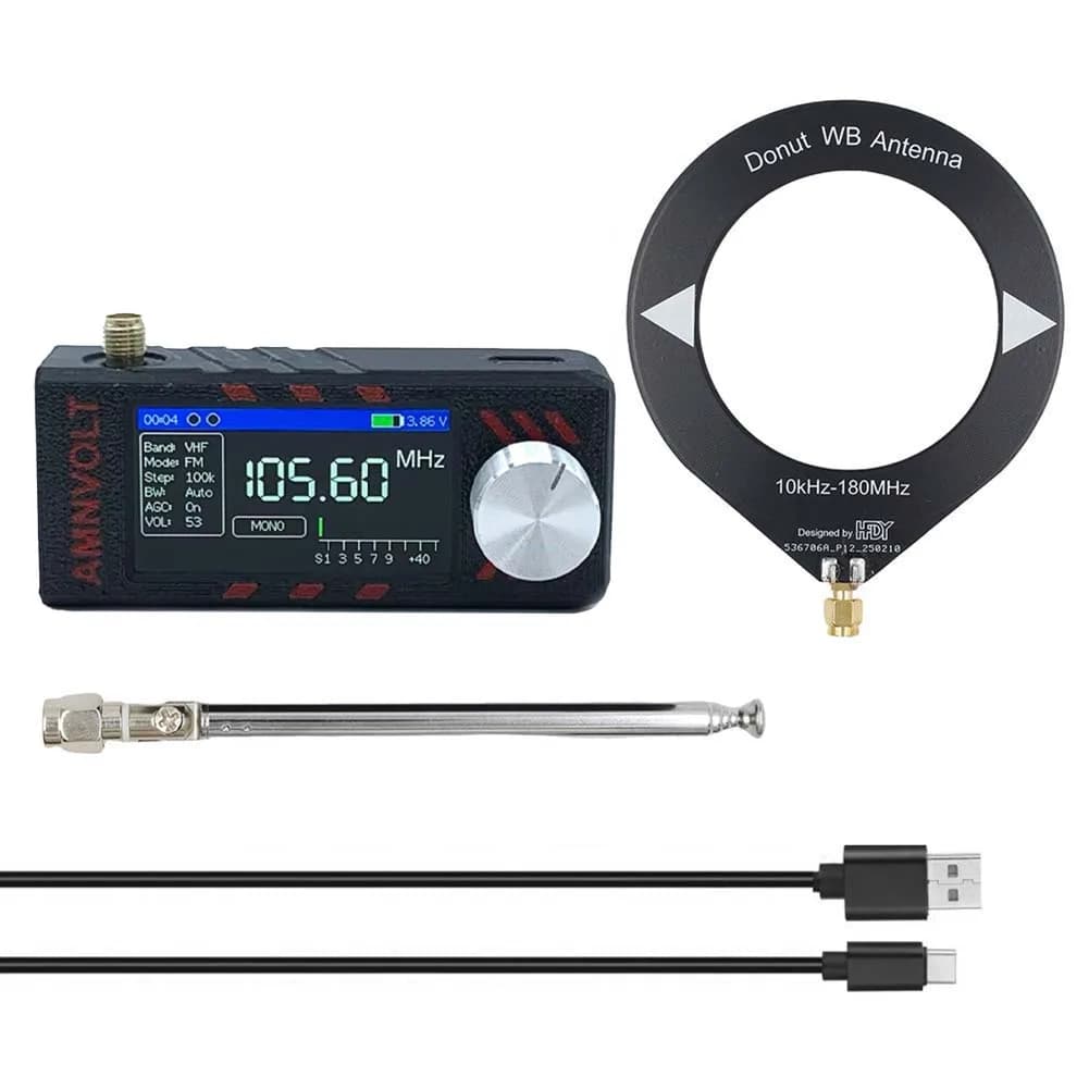 MINI Per SI4732 Radio Full-band Per DSP Chip Ricevitore Radio Per ESP32-S3 Master Control LSB USB AM FM Kit Antenna Telescopica