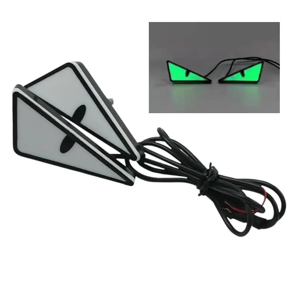 Luci universali per moto LED Devil'Eyes Demon Eyes Faro per moto Mini proiettore Lampada per lenti Luci decorative per auto