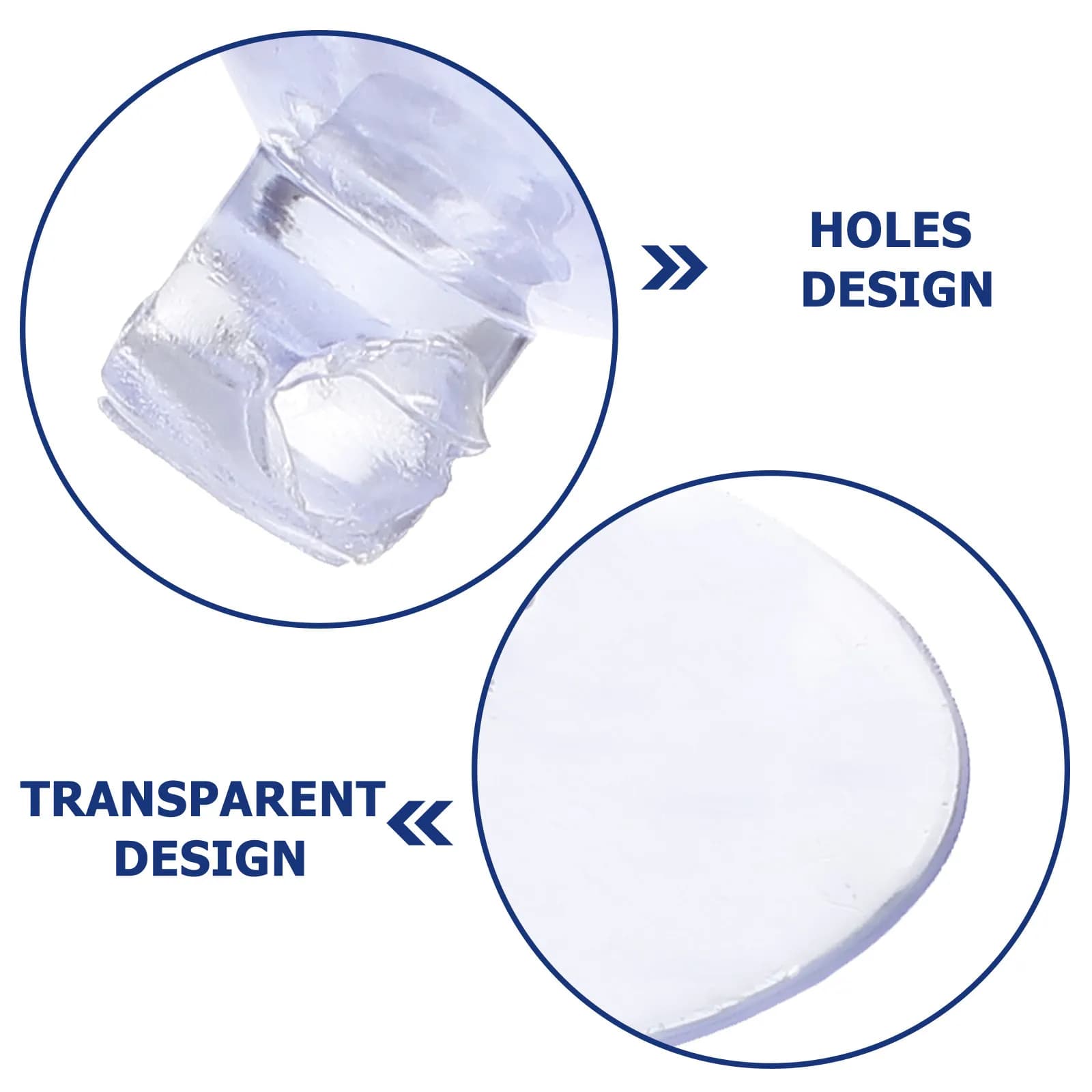 100 Pezzi Piccole Ventose Forti per Appendere Accessori Decorativi su Superfici Lisce, Ganci a Ventosa per Vetro, Ceramica, Metallo e Pareti