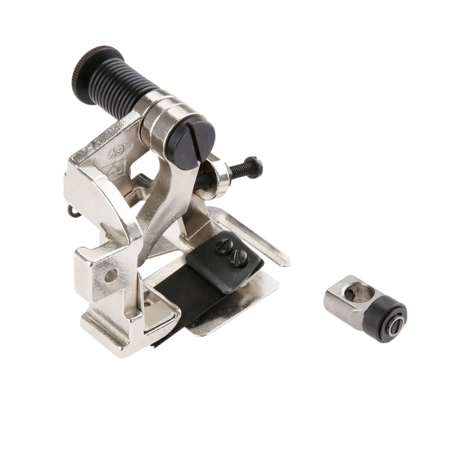 1 Set Metal Ruffler Presser Attachment Foot Industrial Sewing Machine Spare Part Silver A900 (G900)/A9(G9E) 4 and 8 Stitch Cams