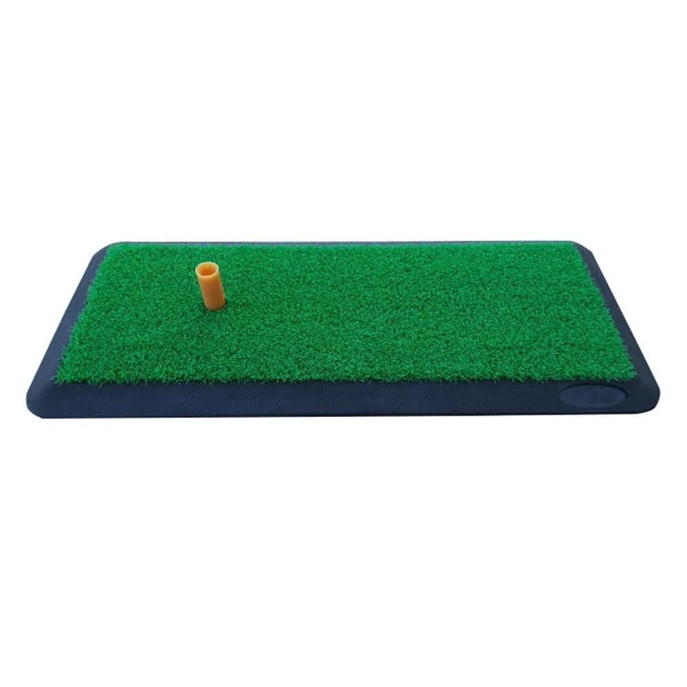 Tappetino da Golf per Pratica con Supporto per Tee in Gomma - Allenatore per Swing e Chipping da Interno/Esterno per Allenamento Domestico