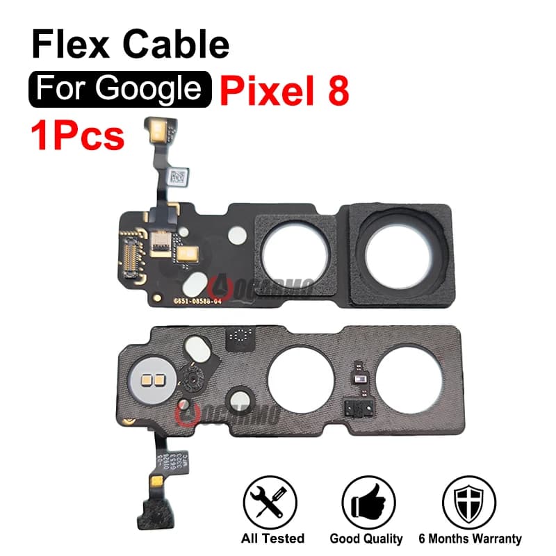 Cavo flessibile per microfono superiore e sensore luce flash per Google Pixel 8 9 Pro XL, scheda microfono con riduzione del rumore, ricambi