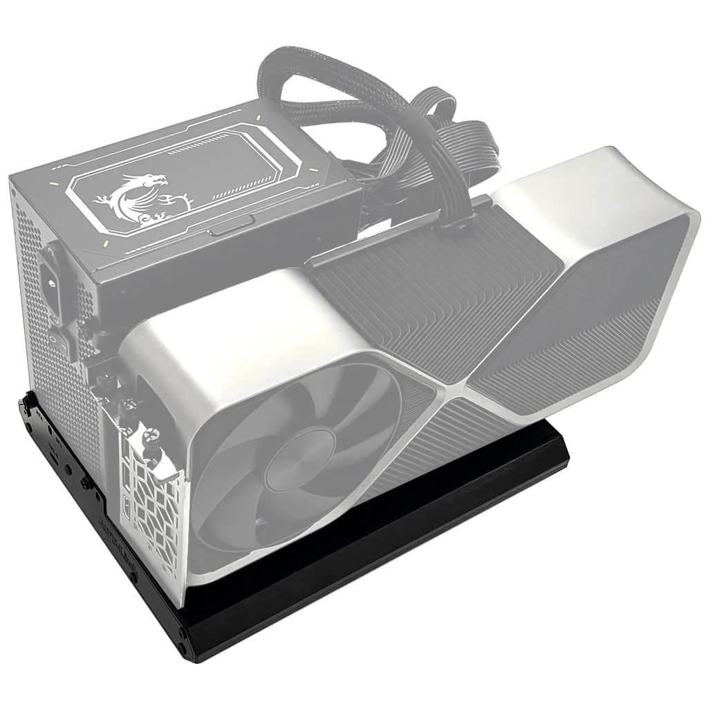 Docking Station per Scheda Grafica PCIe 4.0 Thunderbolt5 USB-4 con Slot di Espansione PCI-E 4.0 x4 per Alimentatori ATX SFX SFX-L