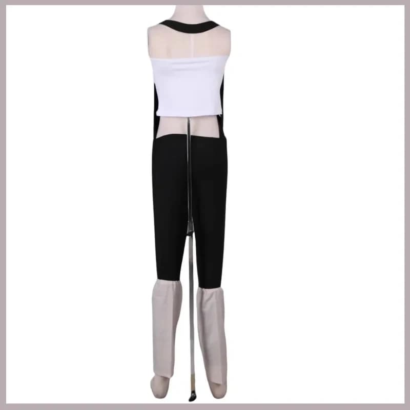 5;e,8\v,5/XqAnime Bleach Shihouin Yoruichi Cosplay Costume Soi Fon Black Jumpsuits Uniform Scarf Wig Woman Sexy Carnivf,5'h\8/m'