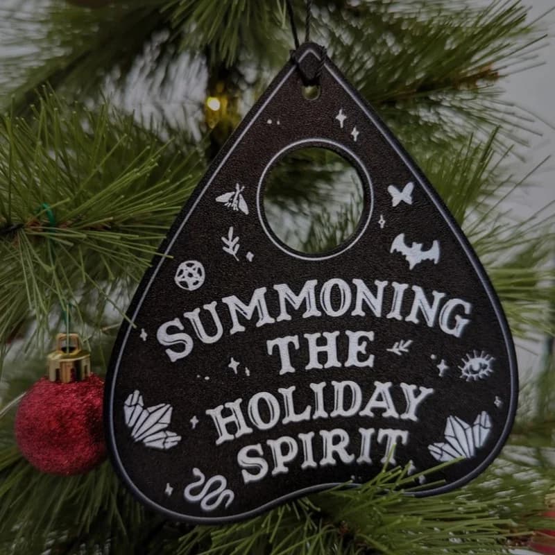 Spirit Pendulum Board Decor Divination Pendulum Board Christmas Hanging Ornament Christmas Tree Pendant Xmas Gift Home Decor