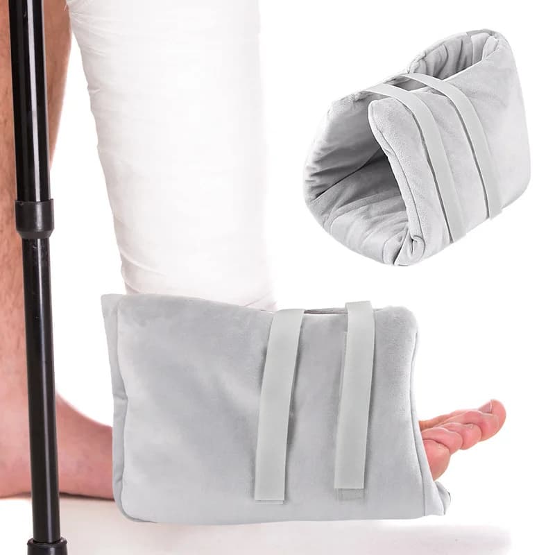 1 pezzo di copertura per tallone caldo per il calore del piede, protezione postoperatoria per tallone e caviglia, protezione per il piede, protezione per il tallone morbida e ispessita