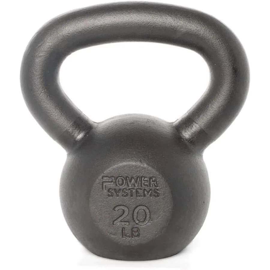 Power Systems Kettlebell Prime for home workout and functional training Durable cast iron design with ergonomic handle for Str
