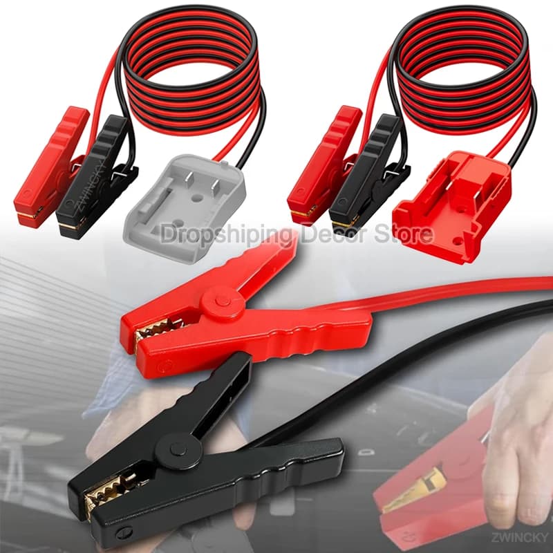 Accenditore batteria per auto Kit di alimentazione di emergenza automobilistica per Makita/Dewalt/Milwaukee/Ryobi 18V Batteria Jumper Starter Kit di salto Strumento