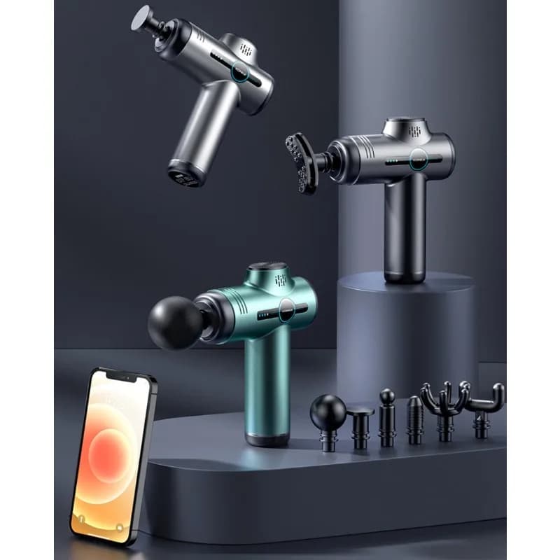 Mini Electric Massage Gun Shock Muscle Relaxation Vibration Fitness Massage for Body Collo Schiena Pistola for Women's Home Travel Band