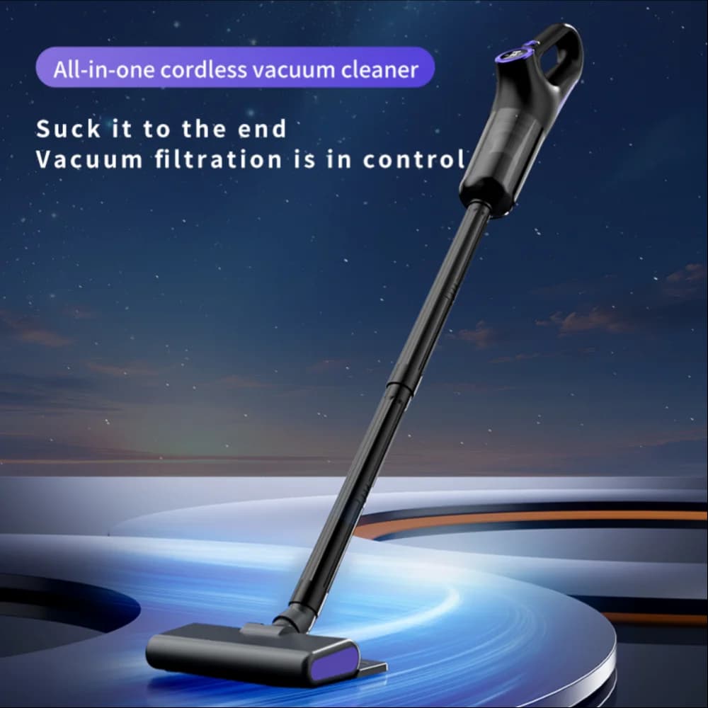 Portable Cordless Vacuum Cleaner 120W 15000PA Strong Suction USB Charging Handheld Vacuum for Household Use