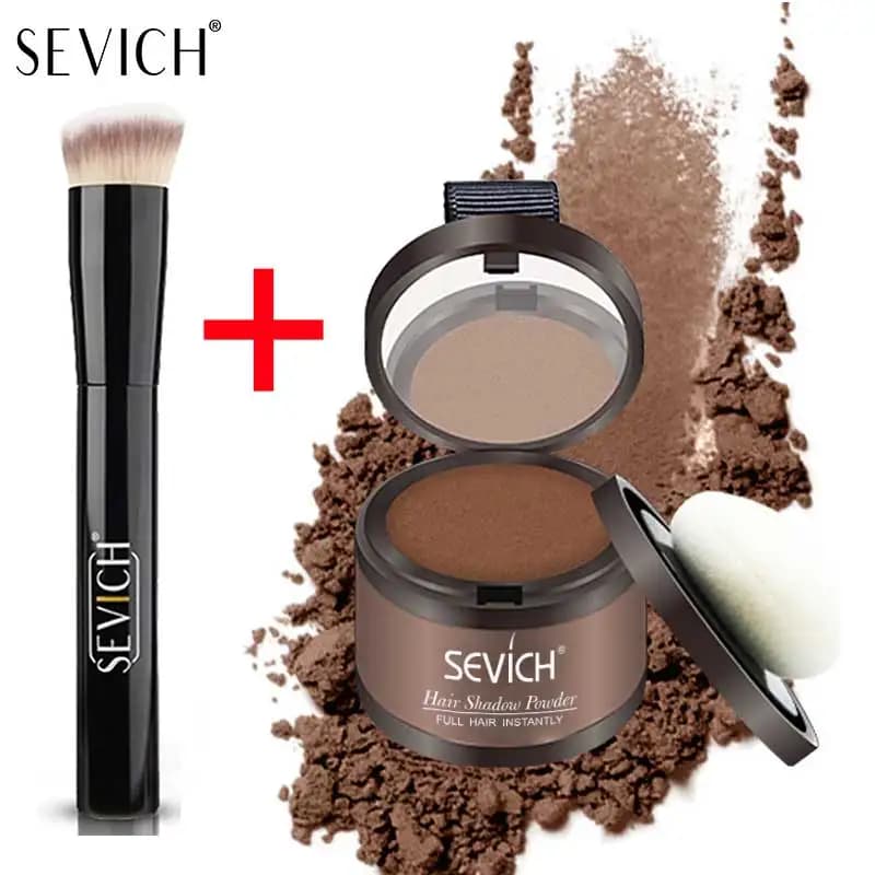 SEVICH Slim Line Dust Shadow with Brush Water Resistant to sweat Hair loss Corrector Calve Macchia Hide Hair Powder Woman Man