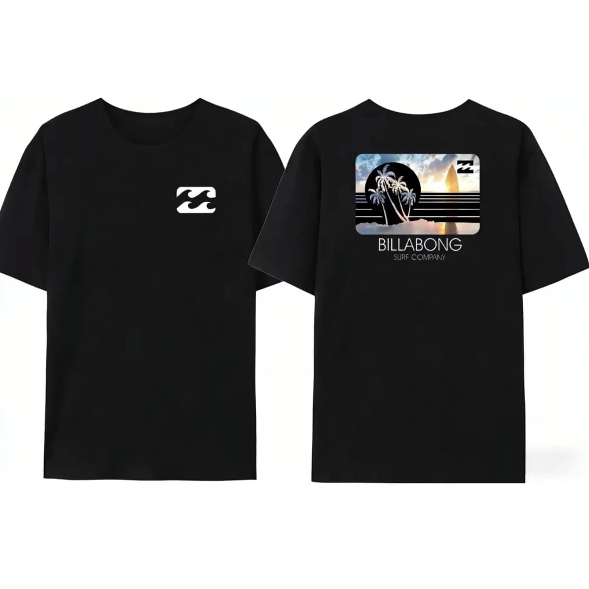 New Summer Men's Billa 2026 Bong English Printed T-shirt Cotton Double-sided High-quality Casual T-shirt Clothing Graphic