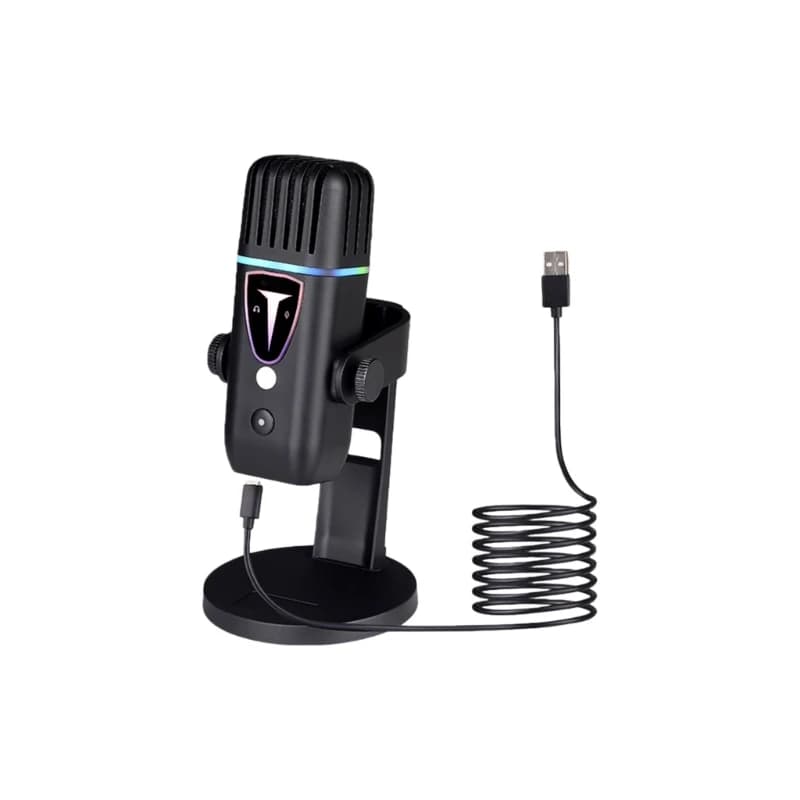 Professional Condenser Microphone Laptop Recording Game Microphone Speaker Phone Canto Streaming Accessories