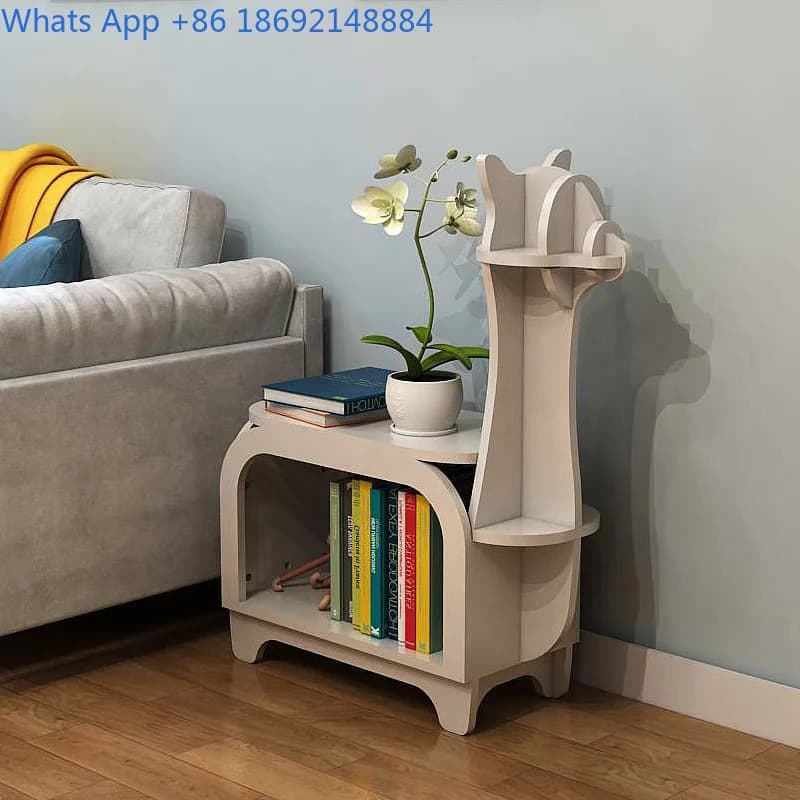 Scaffale per libri in alpaca, divano, tavolino, ufficio, negozio, decorazione, espositore, organizer da scrivania per cartoni animati