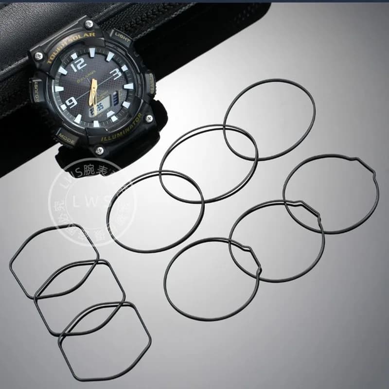 Watch Back Cover Waterproof Ring for Casio AQ-S810 GBD-800 GM-S100 GMA-S110 Watch Back Bottom Cover Sealing Ring with Tools