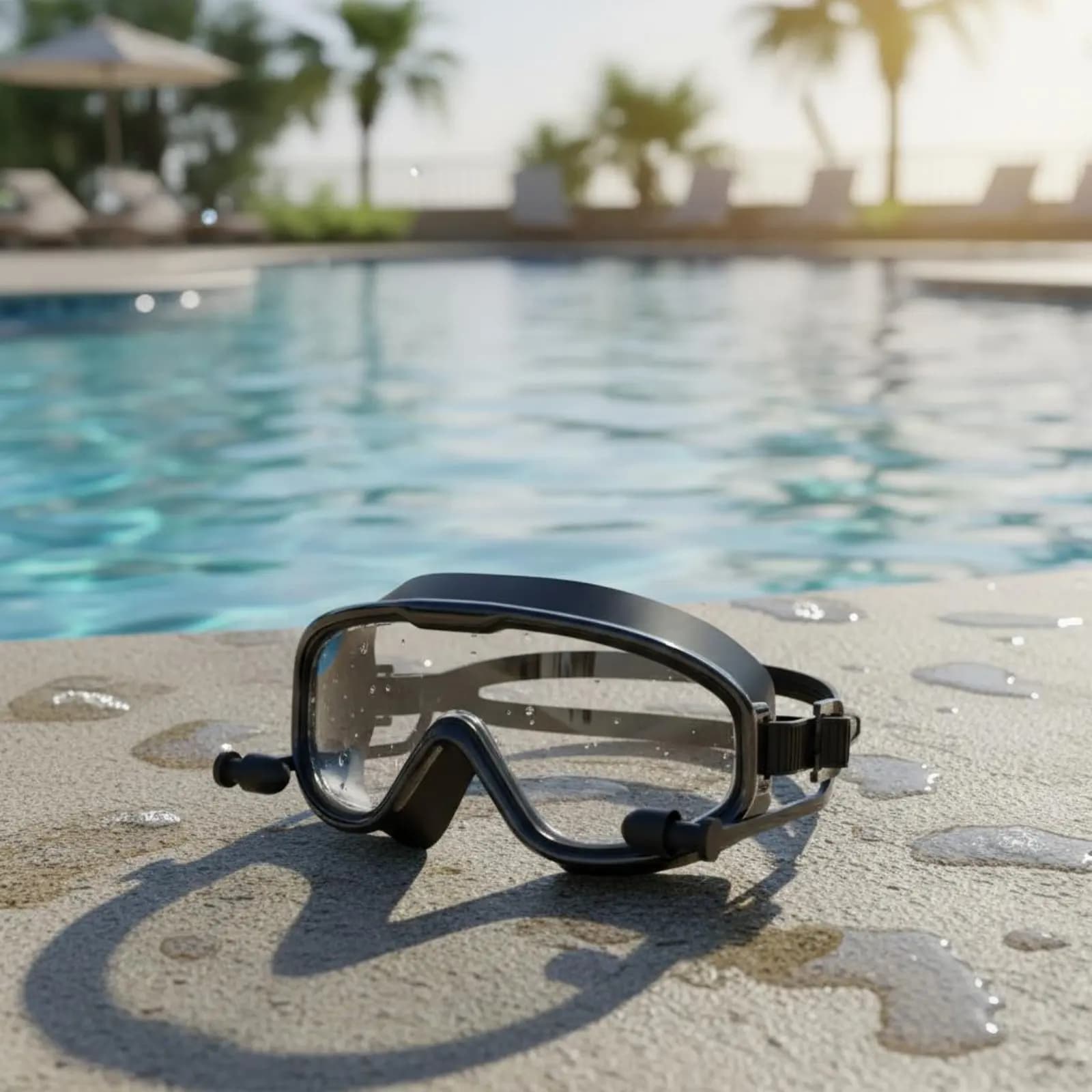 Swimwear Anti-fog for Adults, Aquatic Equipment Without Loss, Sports Equipment with Adjustable Strap for Adults