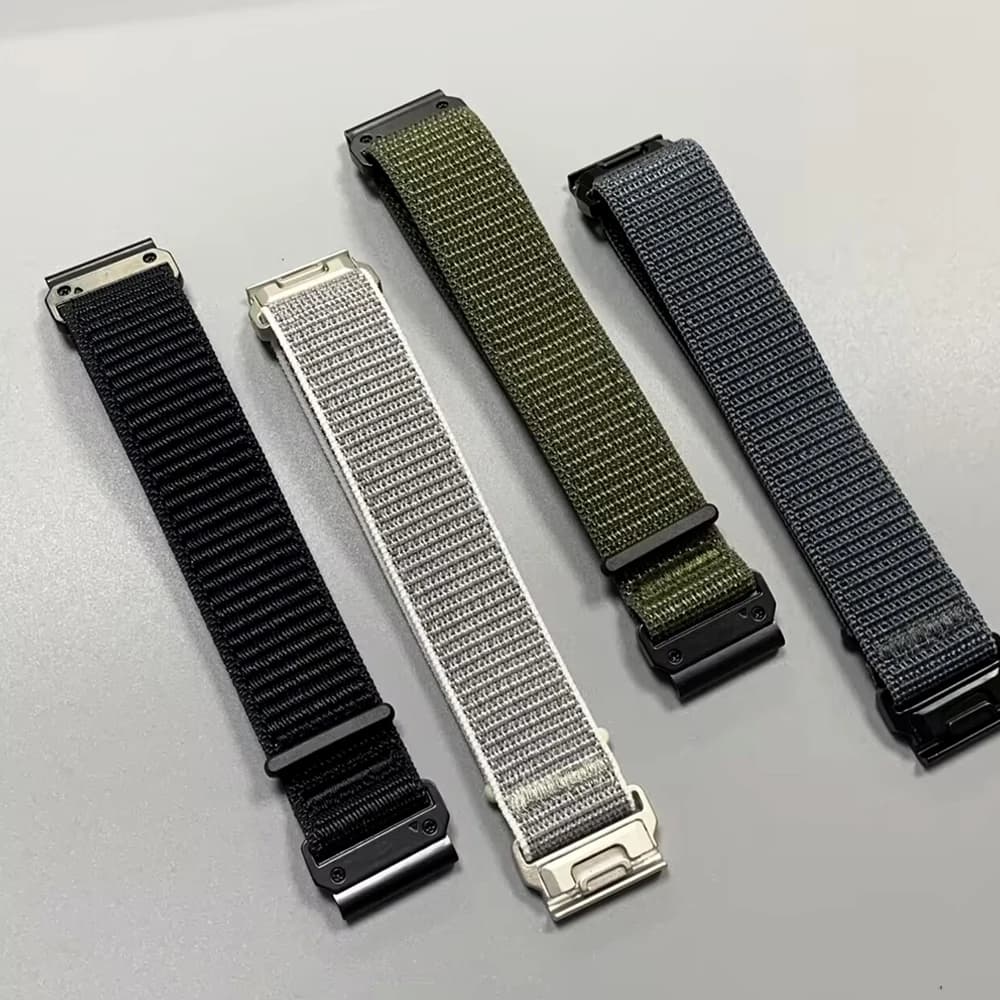 QuickFit 22mm 26mm Fasce di nylon larghe per Garmin Fenix 8 Pro 7 7X 6 6X 5 5X Plus Cinturino instintivo 2X 3 Enduro 3 Epix Pro Bracciale