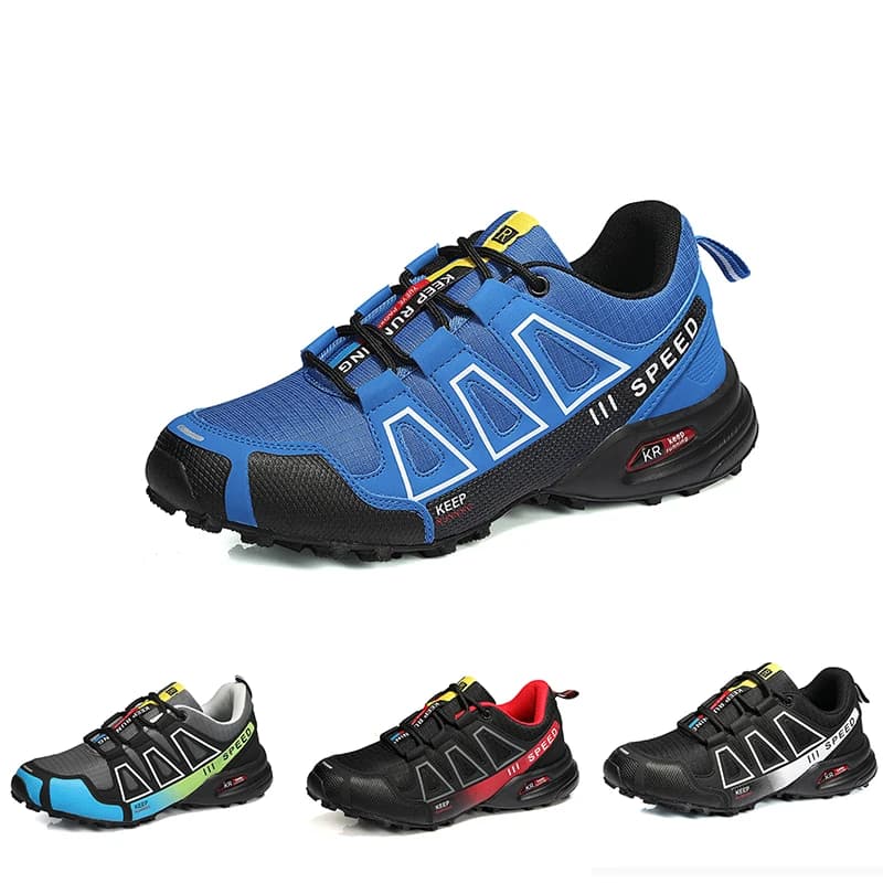 Scarpe da trekking impermeabili da uomo Scarpe da corsa su sentiero all'aperto Scarpe da arrampicata con lacci Sneakers da trekking da donna Sneakers antiscivolo