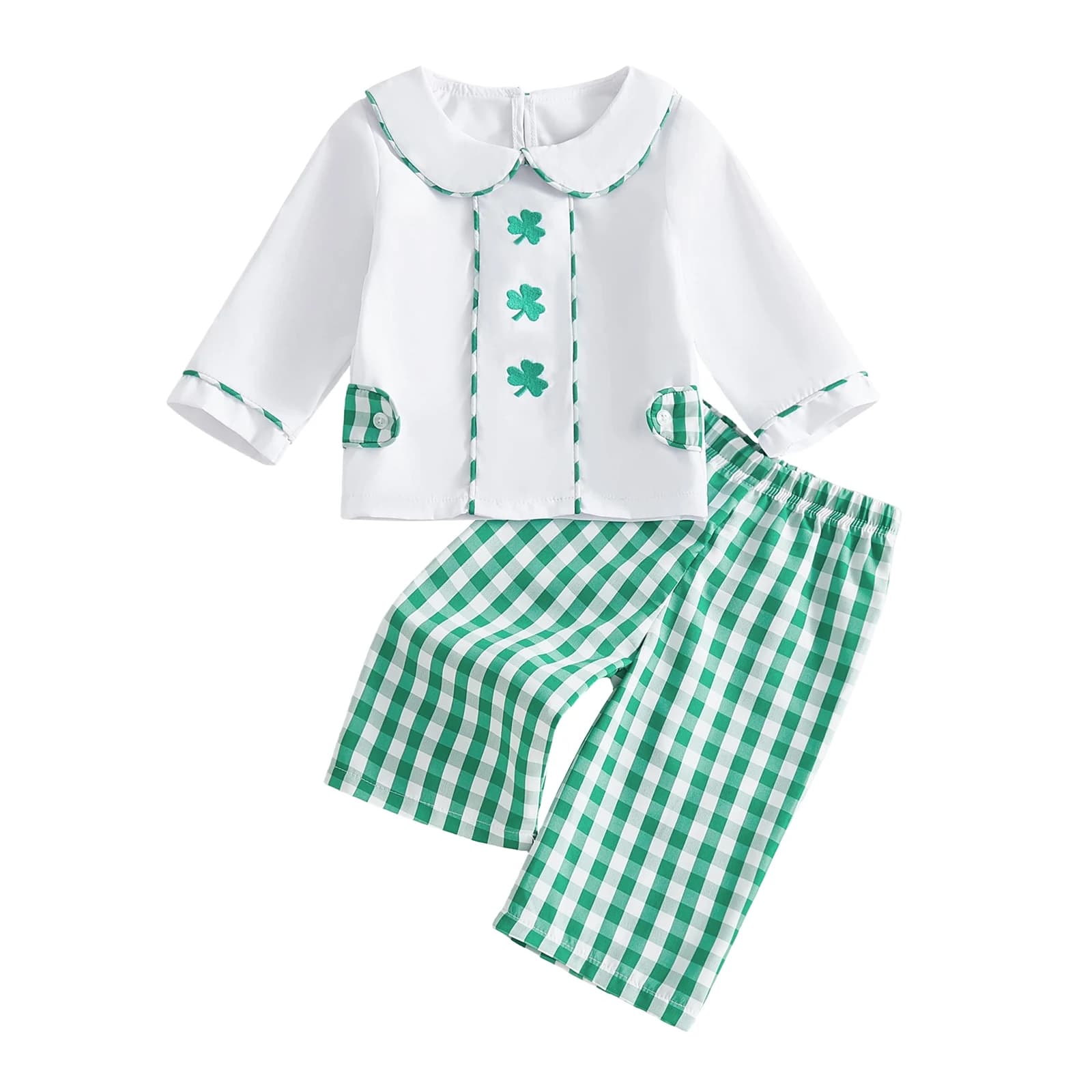 Ragazza del bambino 2 pezzi vestito primaverile manica lunga ricamo floreale top gonna set vestiti in stile coreano per bambini