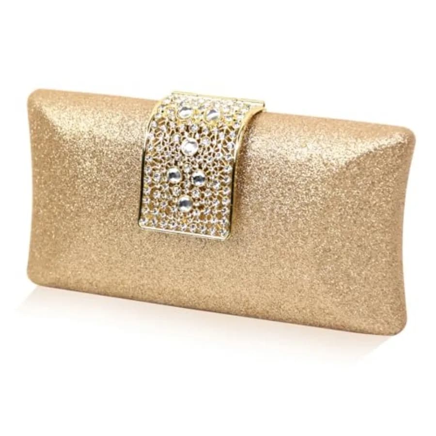 Borsa da sera Water Diamond da donna, borsa a tracolla scintillante per sala da ballo, portafoglio alla moda, borsa per abito da sposa adatta per matrimoni
